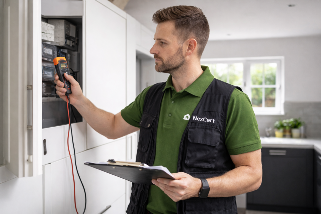 EPC and EICR inspection carried out by NexCert assessor in Waltham Forest